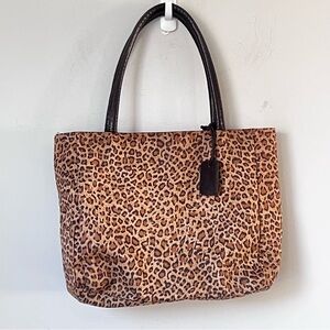 Neiman Marcus Women’s Animal Print Soft Tote Bag